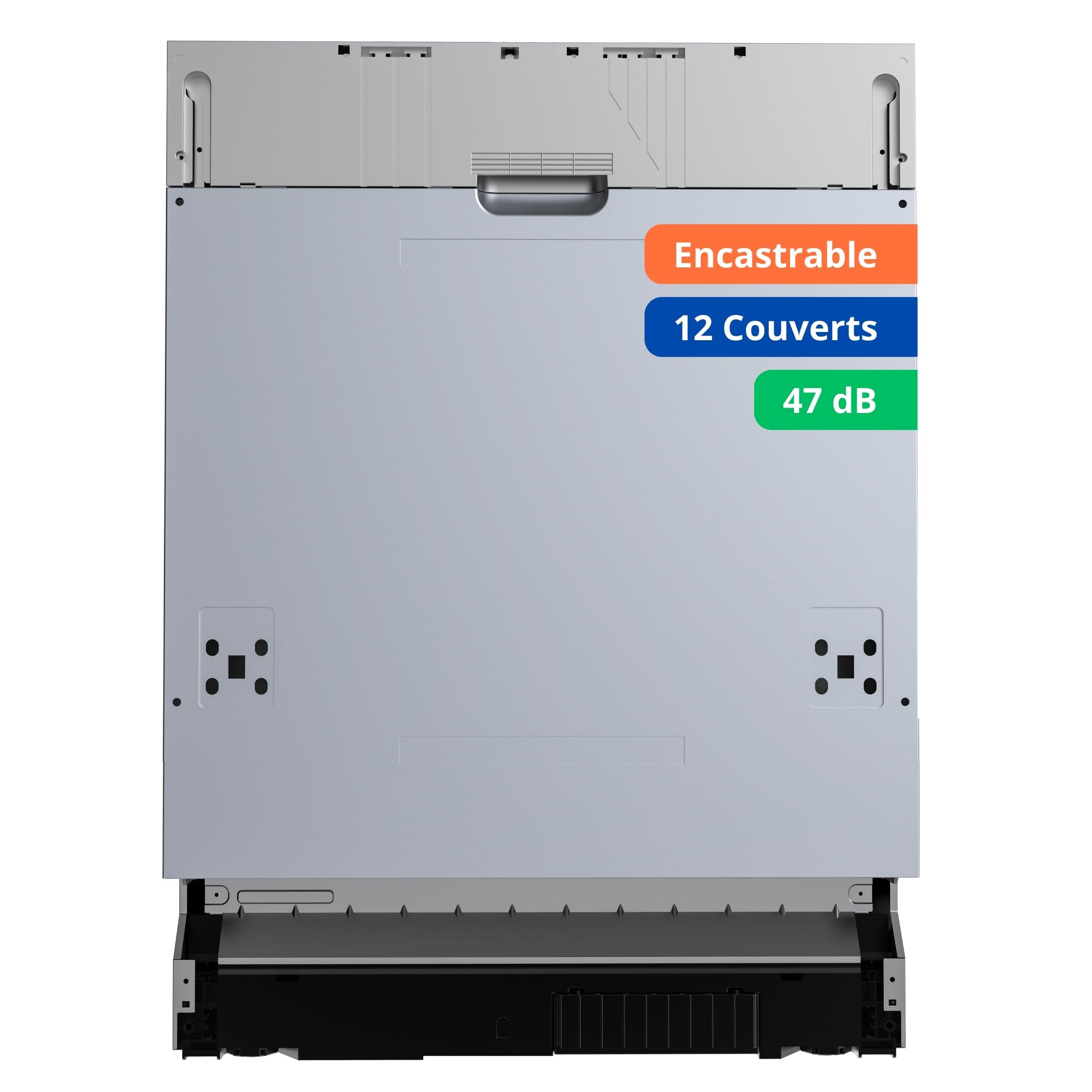 Lave-vaisselle full encastrable GEDTECH GLV1247FULL - 12 couverts - 47 dB - Départ différé