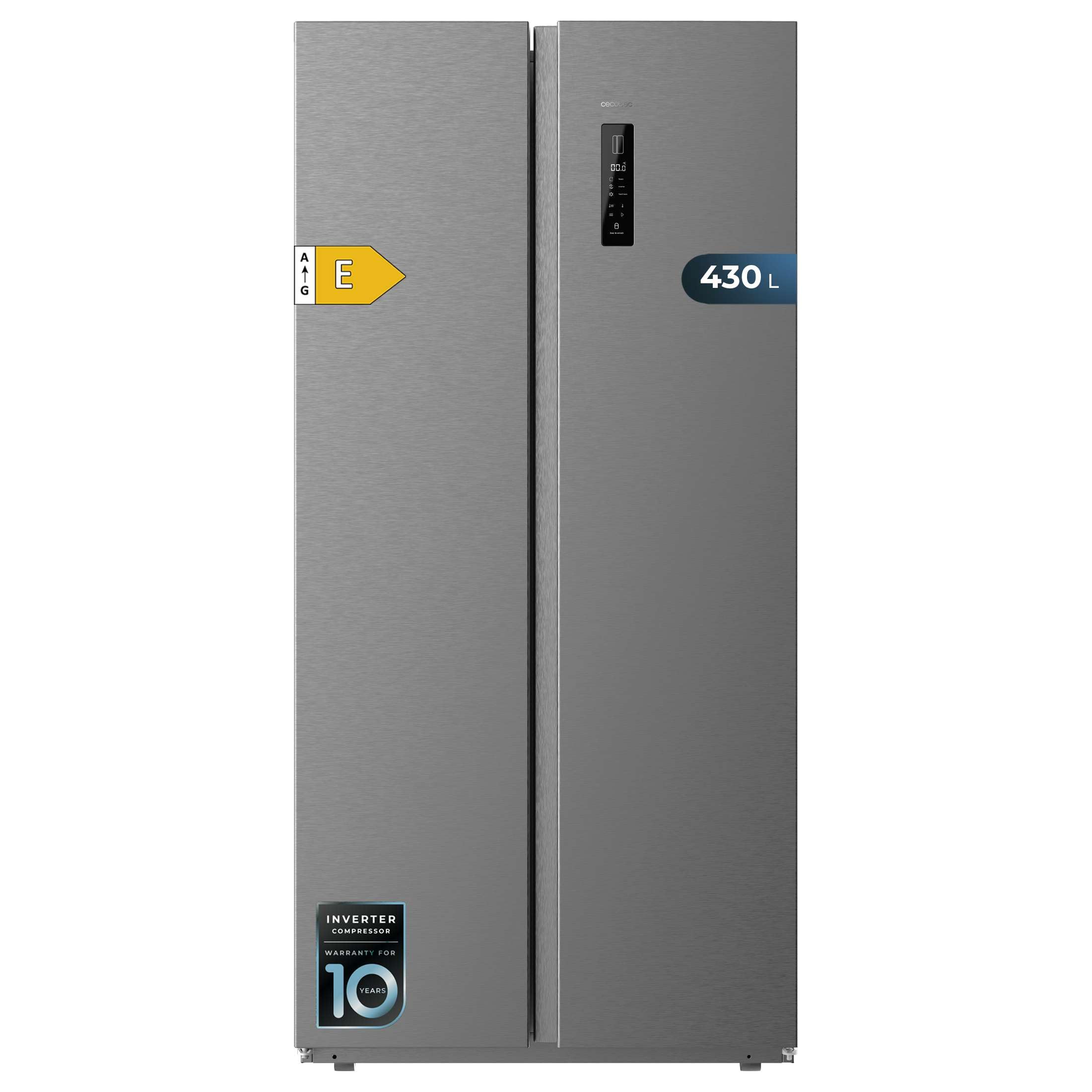 Cecotope Frigorifique Americano 2 Portes 430 L pour Familie et Hôte de Cuisine Multi Air Flow